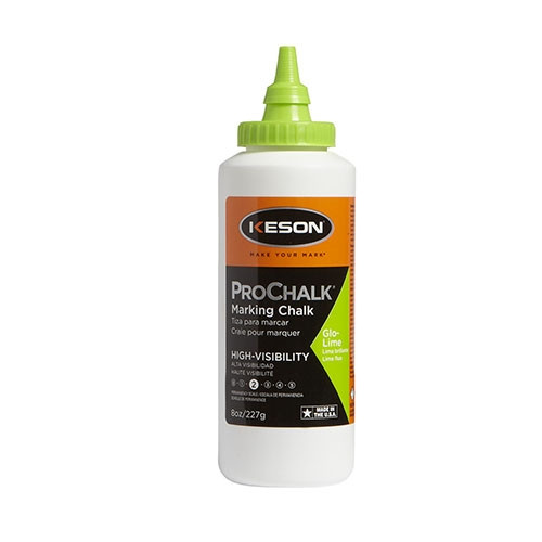 ProChalk High Visibility Chalk Glo-Lime 8 oz ProChalk High Visibility Chalk Glo-Lime 8 oz