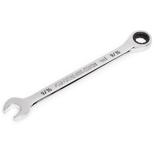 Ratcheting Combination Wrench 90-Tooth 12 Point 9/16" Ratcheting Combination Wrench 90-Tooth 12 Point 9/16"