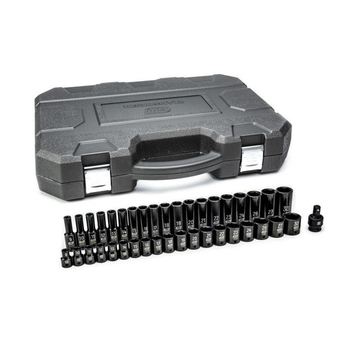 Drive 6 Point Standard & Deep Impact Metric Socket Set 1/2" - 39 Piece Drive 6 Point Standard & Deep Impact Metric Socket Set 1/2" - 39 Piece