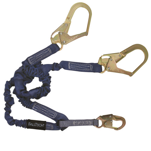 ElasTech Internal Elastic Shock Absorbing Lanyard Adjustable Y-Leg (4-1/2' to 6') ElasTech Internal Elastic Shock Absorbing Lanyard Adjustable Y-Leg (4-1/2' to 6')