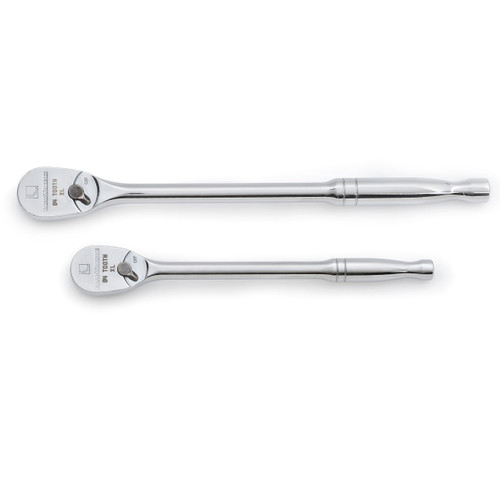 Drive 90-Tooth Long Handle Teardrop Ratchet Set 1/4" & 3/8" (2pc)