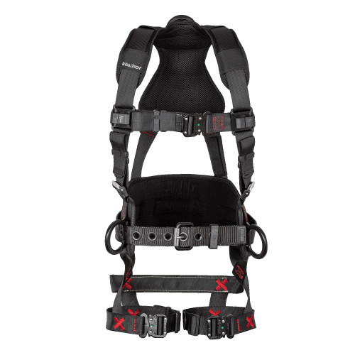 FT-Iron 3D Construction Belted Full Body Harness, Quick Connect Buckle Leg Adjustment (Large / XL) FT-Iron 3D Construction Belted Full Body Harness, Quick Connect Buckle Leg Adjustment (Large / XL)