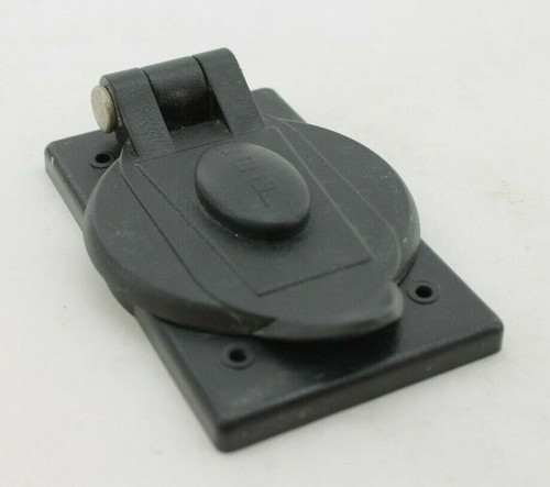 Straight U-Ground Weatherproof Receptacle Blade Cover (20-Amp)