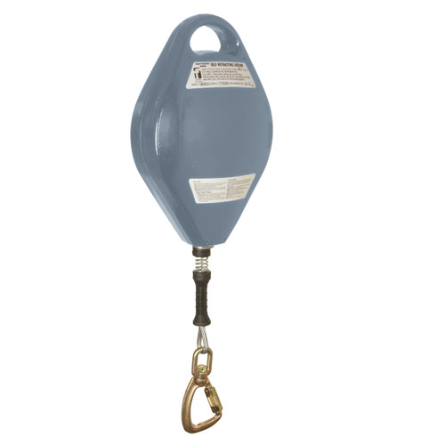 DuraTech Galvanized Cable Self-Retracting Lifeline with Load-Indicating Swivel Carabiner (60 Feet) DuraTech Galvanized Cable Self-Retracting Lifeline with Load-Indicating Swivel Carabiner (60 Feet)