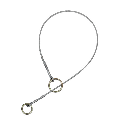 Cable Pass-through Sling Anchor with Vinyl Coated Galvanized Steel Cable (6 Feet) Cable Pass-through Sling Anchor with Vinyl Coated Galvanized Steel Cable (6 Feet)