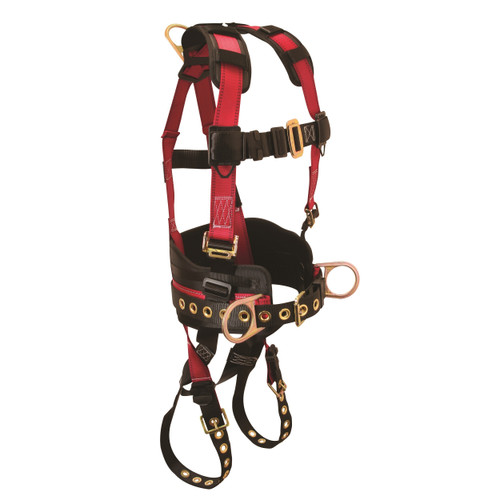 Tradesman Full Body Belted Construction Harness Red/Black (Size XXL) Tradesman Full Body Belted Construction Harness Red/Black (Size XXL)