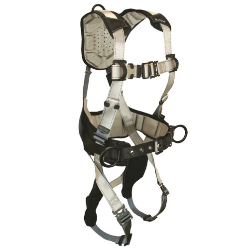 FlowTech Full Body Belted Construction Harness Gray/Black (Size X Large) FlowTech Full Body Belted Construction Harness Gray/Black (Size X Large)