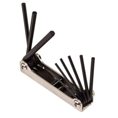 Folding Hex Key Set, 9-Key, SAE Sizes Folding Hex Key Set, 9-Key, SAE Sizes