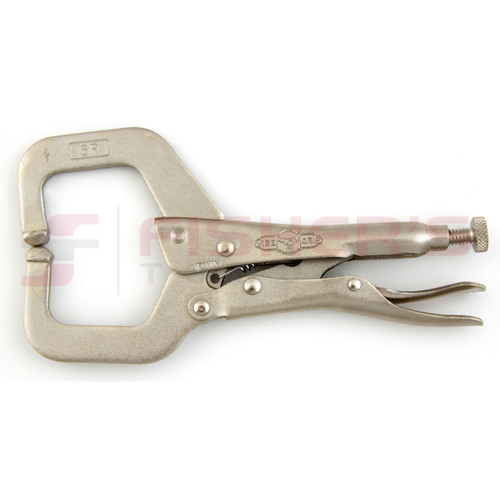 Locking C-Clamp with Regular Tips 6 Inch