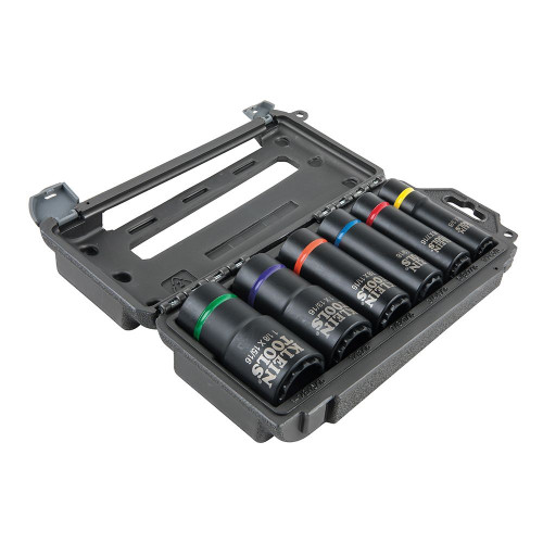 2-In-1 Impact Socket Set, 12-Point, 6-Piece 2-In-1 Impact Socket Set, 12-Point, 6-Piece