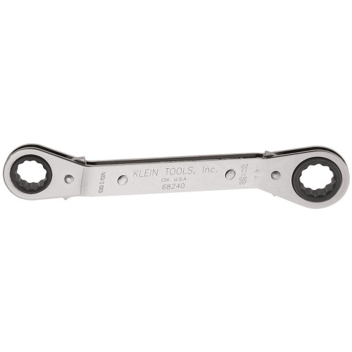 Fully Reversible Ratcheting Offset Box Wrench - 5/8" x 11/16"