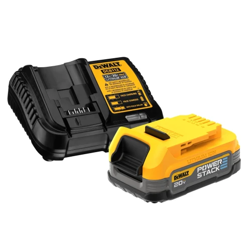 POWER STACK BATTERY STARTER KIT - 1 BATTERY & CHARGER    - DCBP034C