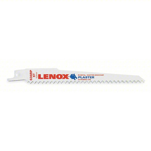 LENOX Reciprocating Saw Blade With Power Blast Technology, Bi-Metal, 6-Inch, 6 Tpi, 5/Pk - 20570636RP