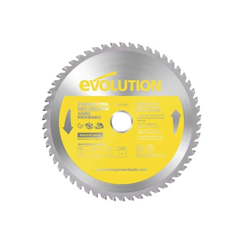 Stainless Steel and Ferrous Metal TCT Blade, 8-1/4" x 54T x 1" Arbor