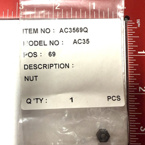 RECTIFIER NUT M4 FOR AC35 SELL UNIT 1    - AC3569Q