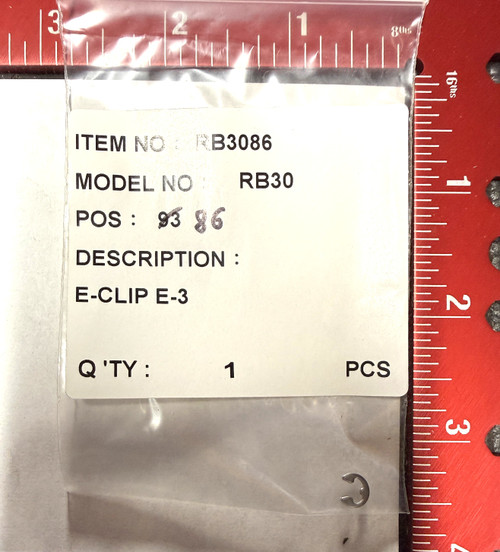 E-CLIP E3 SELL UNIT 1 SPARE PARTS RB30    - RB3086