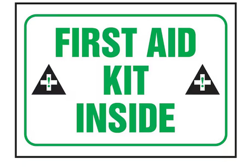 FIRST AID KIT INSIDE - STICKER PACK OF 5    - LFSD509VSP
