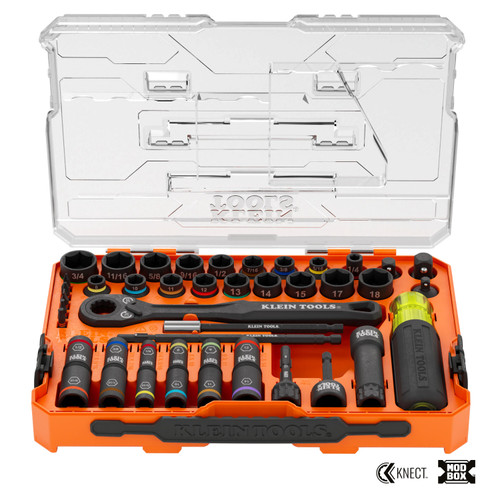 KNECT™ Complete Impact Pass Through and Flip Socket Set, 39-Piece