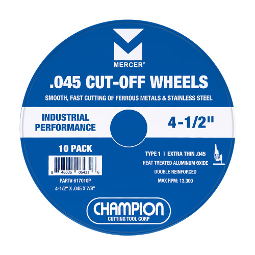 4 1/2 .045 CUT OFF WHEELS 10PK