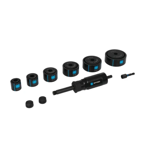 10-Piece   Electrician's   Knockout   Punch   Die   Set