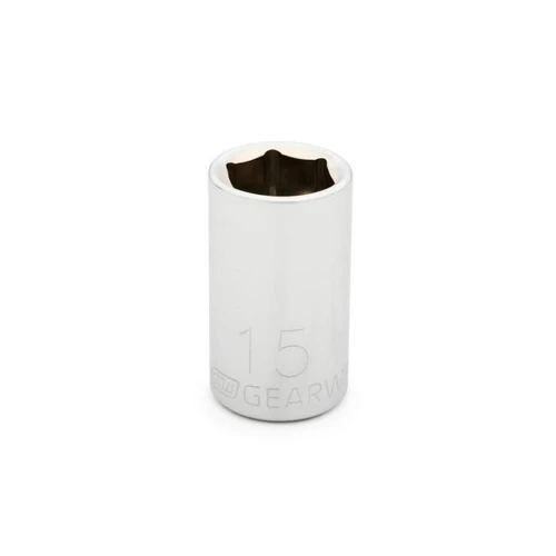 1/2" Drive 6 Point Standard Metric Socket 15mm