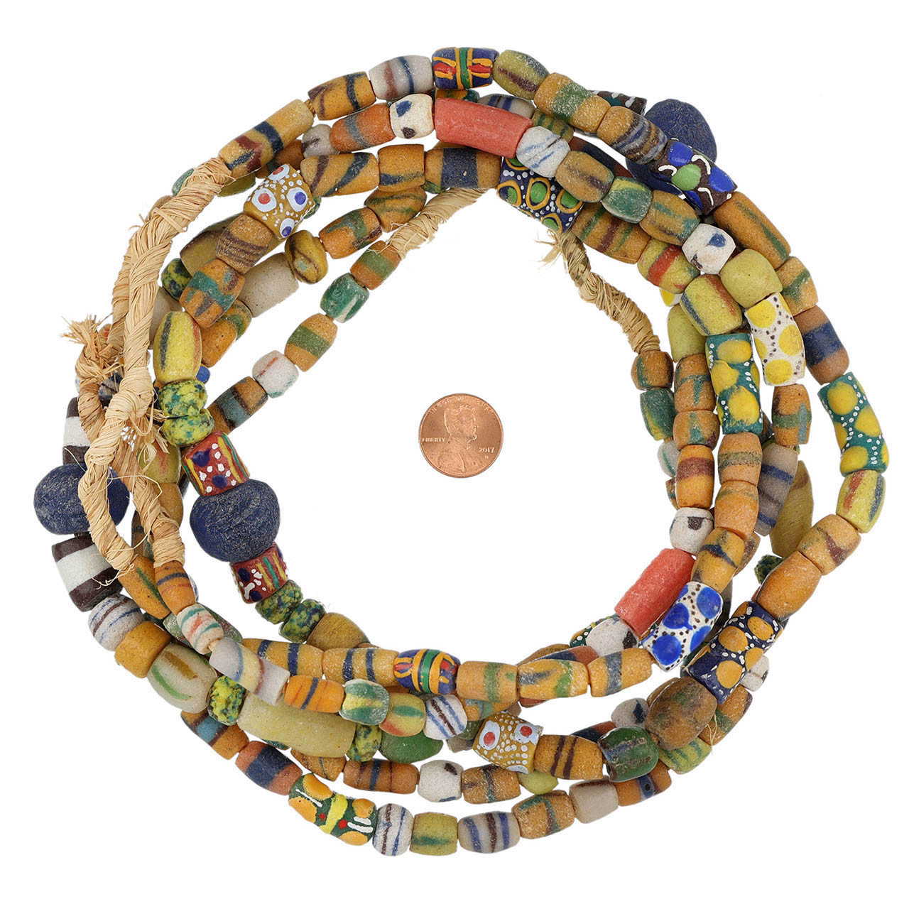 5 Pounds Assorted India Handmade Replica African Beads Wholesale Bulk  (TZ-2) ⭐