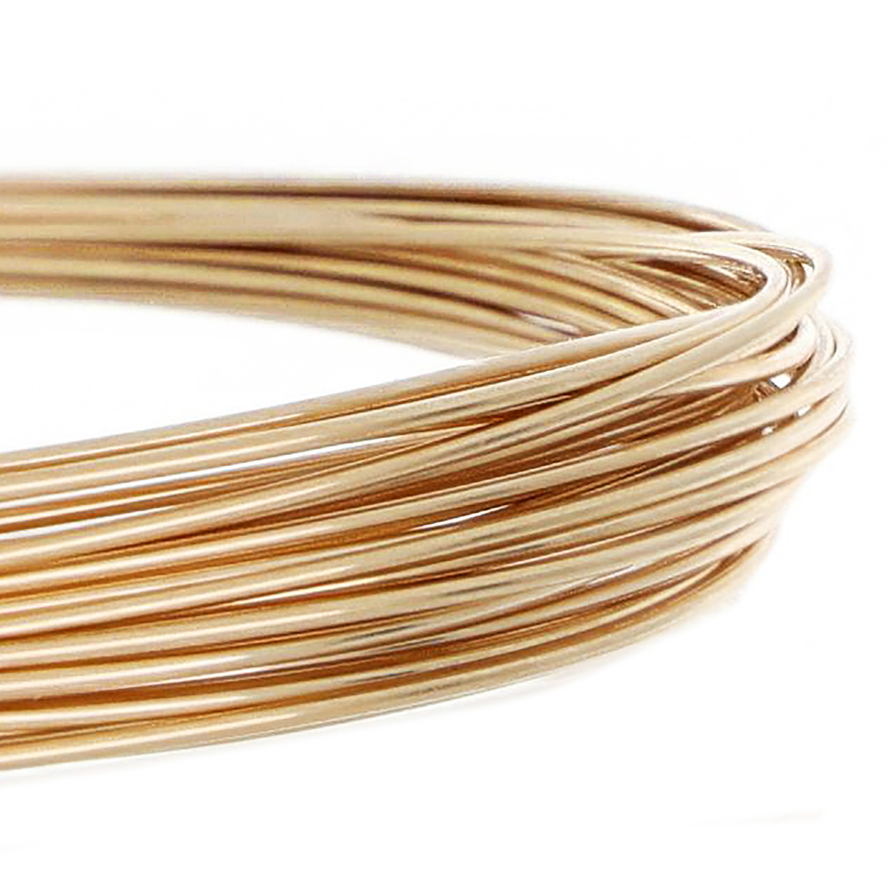 14K Rose Gold Filled Dead Soft Wire - 26 Gauge Half oz 42 ft