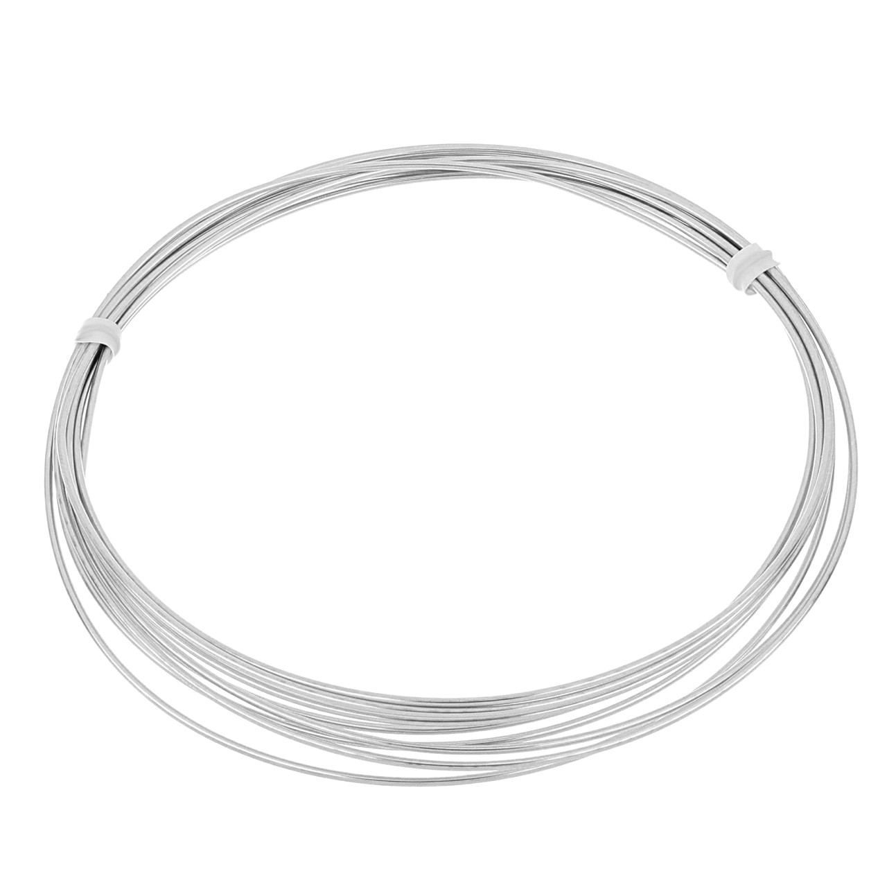 Sterling Silver Wire, S999 Silver Flat Wire for Jewelry Making Supplies,  Silver Soft Wire, Beading Wire 1mm 26 Ga 