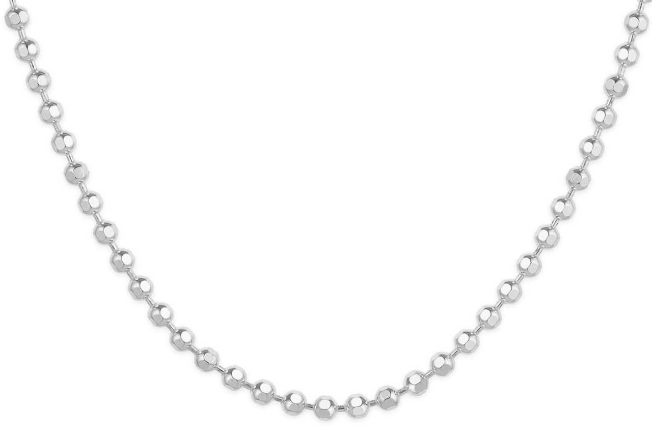 Solid 925 Sterling Silver Ball Bead Chain Necklace, Chains for Men, Women's  Necklace for Charms, Mens Women Chain Necklace - Etsy | Ball chain necklace,  Sterling silver bead, Ball chain