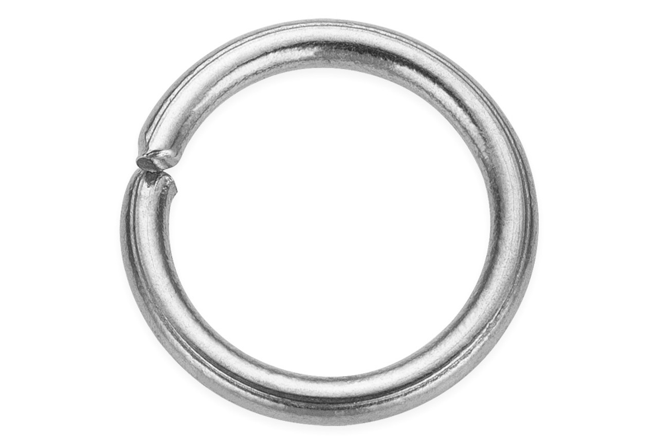 CLEARANCE 5mm Open Jumprings / Jump Rings (100 pcs / Light Silver