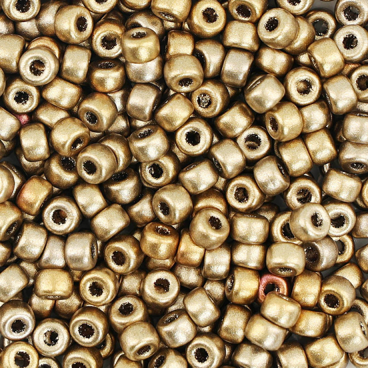 Matubo™ 6/0 Seed Beads Crystal Gold Rainbow