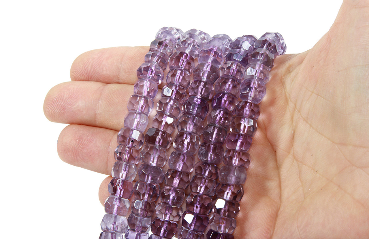 6 8 10MM Natural Stone Beads Amethyst Agates Citrines ite Faceted  Beads Freeform Bulk Bead For Unique Women Jewelry Making