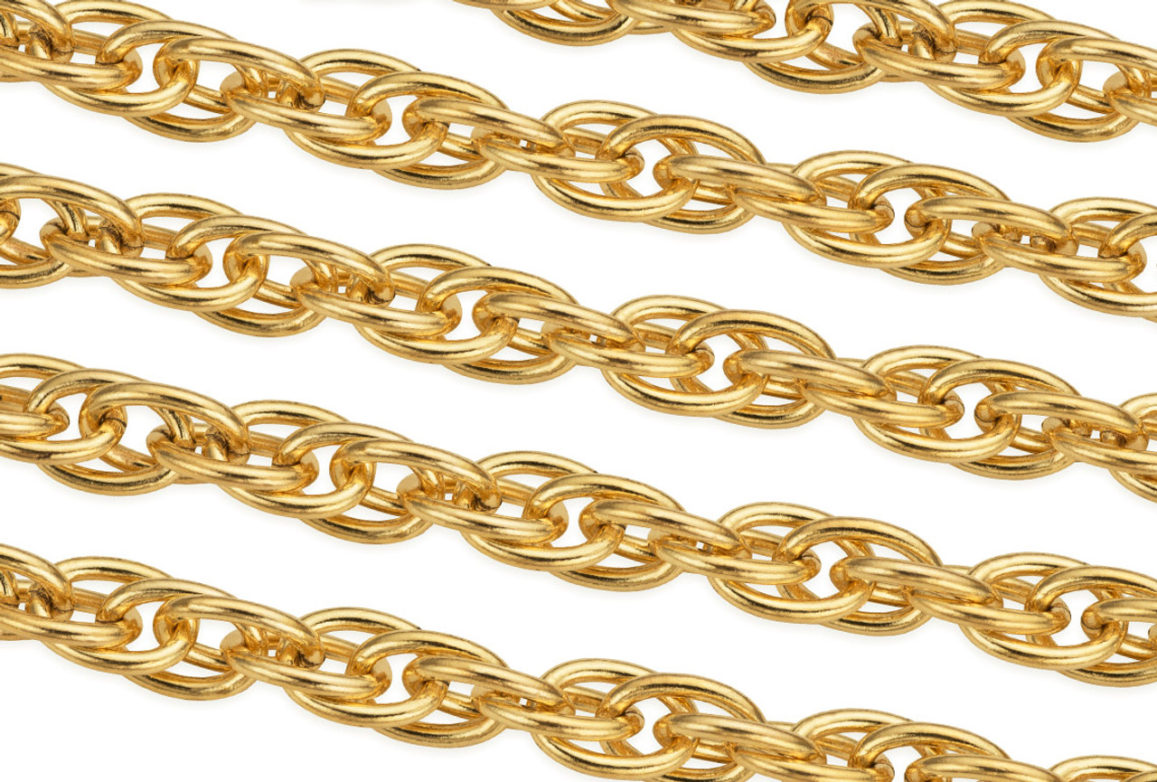 brass rope chain