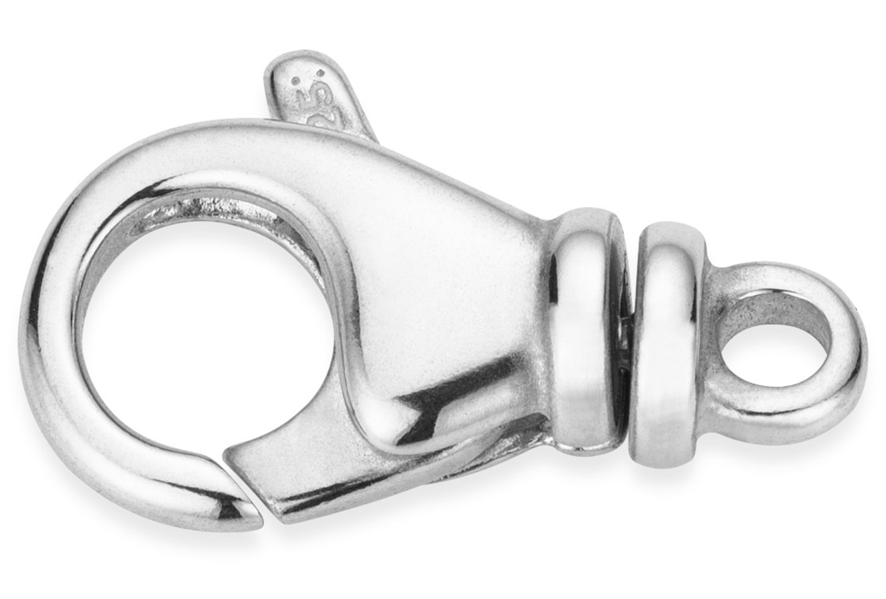 1 Pc Bag of 4.5x10.6 mm Silver Swivel Clasp