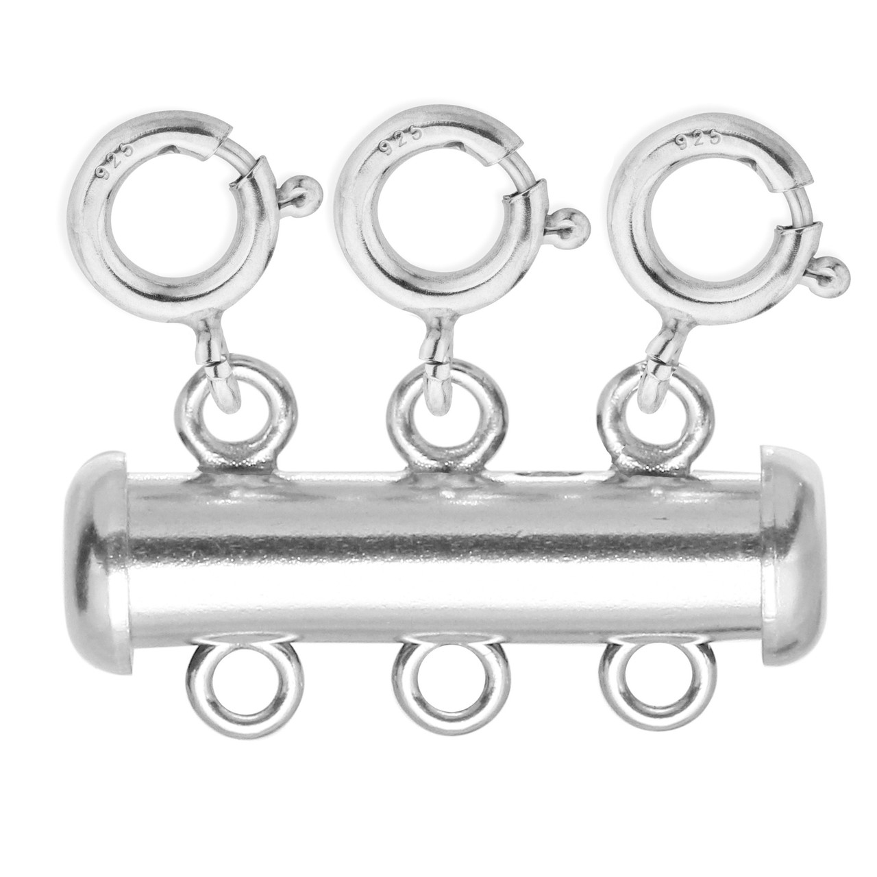 5.5mm Spring Ring Sterling Silver Clasp