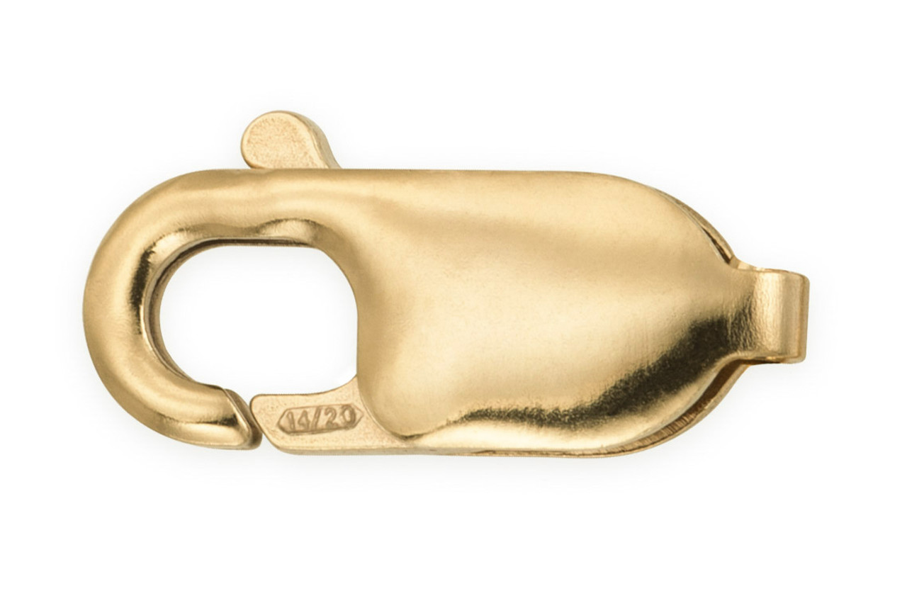 1pc Wholesale Lobster Clasp 24k Gold , Bucket Pail Lobster Claw for Jewelry  Making, Size 19.6mmx12.1mm, SUPP-1117 