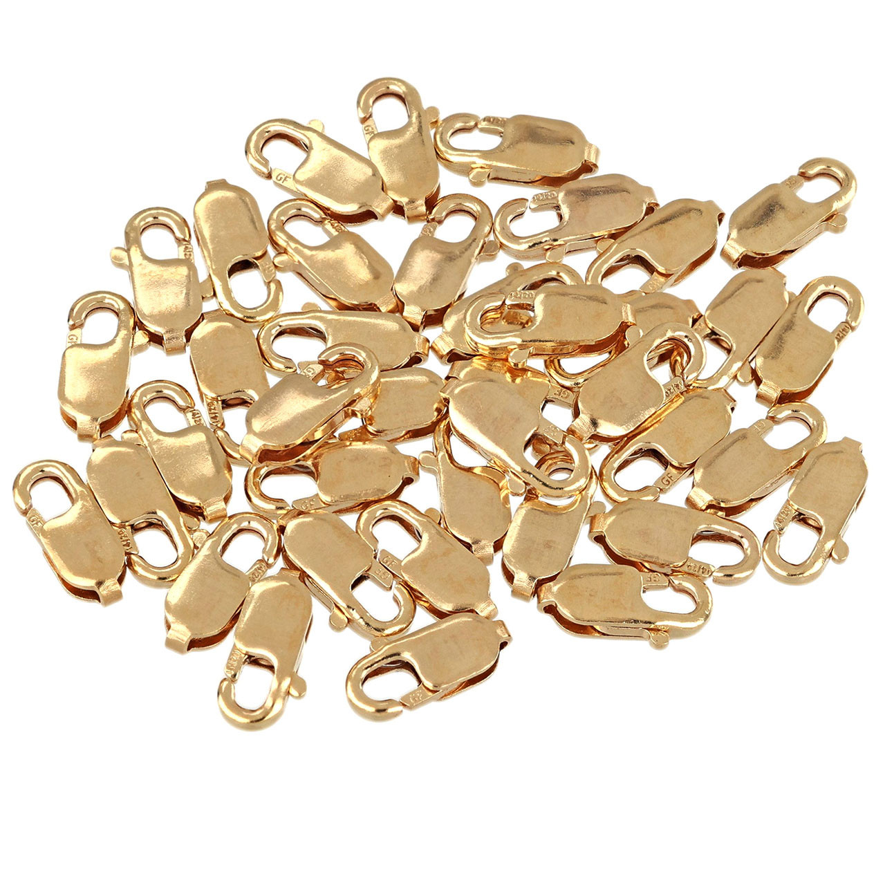 14K Gold Filled Lobster Clasp No Ring 3x8mm 1pc