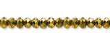 Glass Beads Rondelle Faceted 3 mm