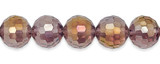 10mm Faceted Round Bead