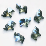 Elephant Shaped Glass Beads