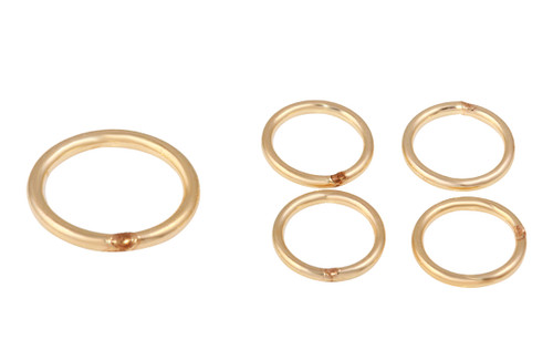 10 Pc Bag of 4 mm 19 Gauge 14K Gold Filled Closed Jump Rings