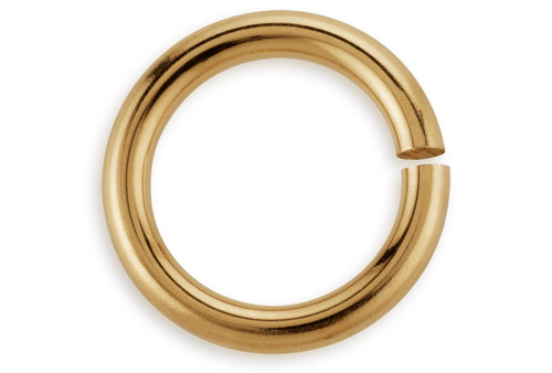 10 Pc Bag of 6 mm 22 Gauge 14K Gold Filled Open Jump Rings