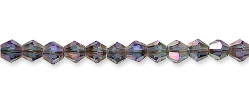 3mm Chinese Crystal Metallic Purple AB