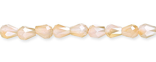 Chinese Crystal Drop Beads Opaque Pink