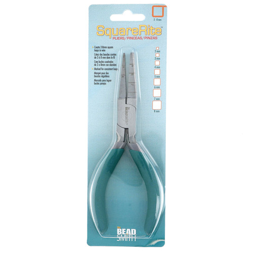 6.5 Inch Square Rite Pliers Marked 2-8mm Square Loops