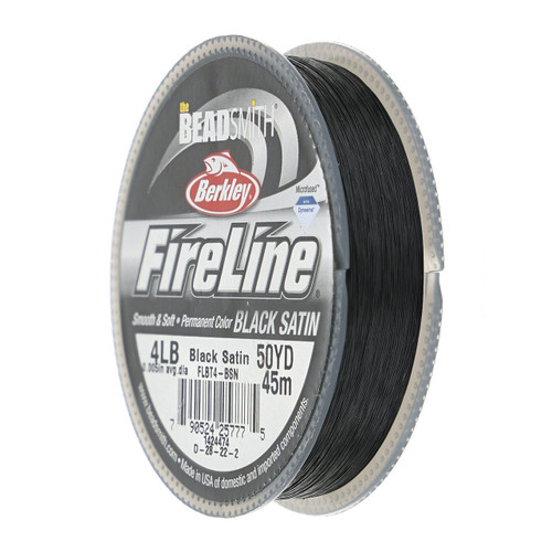 15 Yards 4 LB FireLine .012mm - Black