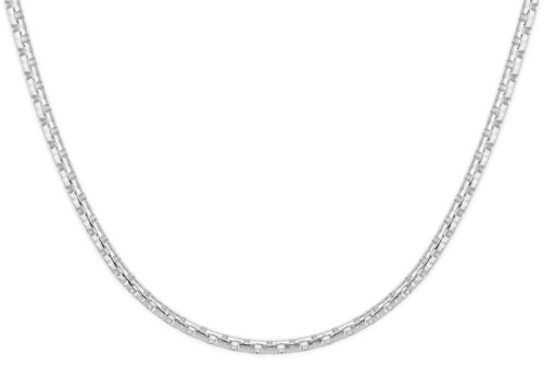 0.89 mm Sterling Round Box Necklace