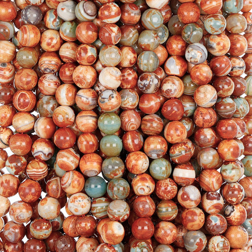 Dyed Agate Round Smooth Beads 8mm 15 In Strand- Aladaglar
