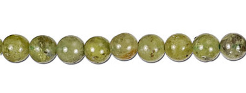 Natural Round Smooth Tsavorite Gemstone Beads