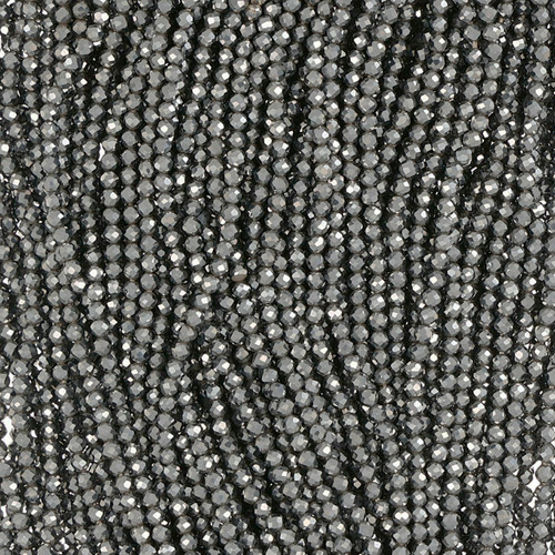 Terahertz Round Faceted Beads 2 mm